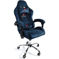 Игровое (геймерское) кресло Calviano Nero (blue plush) - Превью изображения №2 — Интернет-Магазин TECNO.BY
