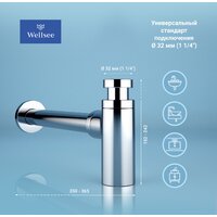 Wellsee Drainage System 182104000 (хром) Image #2