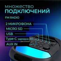 Беспроводная колонка Ginzzu GM-117 - Превью изображения №10 — Интернет-Магазин TECNO.BY