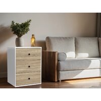 Mio Tesoro Мини 3 ящика 2.07.03.060.11 (белый/сонома) Image #5