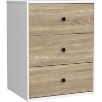 Mio Tesoro Мини 3 ящика 2.07.03.060.11 (белый/сонома)