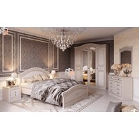 Мебельград Николь с 4 ящиками (ясень жемчужный-ваниль) Image #2