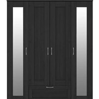 Mio Tesoro Сириус 4-х створчатый 1 ящик с 2-мя зеркалами 2.02.01.042.5 (дуб венге) Image #2