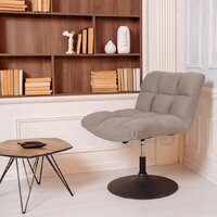 AksHome Grande (серая ткань Linen Fabric-11/черный) Image #4