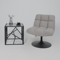 AksHome Grande (серая ткань Linen Fabric-11/черный) Image #10