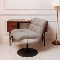 AksHome Grande (серая ткань Linen Fabric-11/черный) Image #7