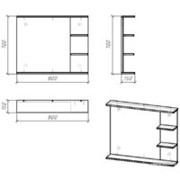 Doratiz Гавайи 80 2711.158 (с полками справа) Image #8
