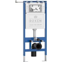 Унитаз подвесной Roxen Berg в комплекте с инсталляцией StounFix Dual Fresh 6 в 1 967239 (кнопка: белая) - Превью изображения №3 — Интернет-Магазин TECNO.BY