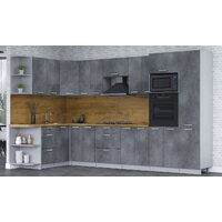 Интерлиния Мила Лайт 1.68x3.4 левая (бетон потленд/бетон портленд/дуб бунратти) Image #3