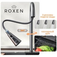 Roxen Stage Plus 560250-60-S многофункциональная 8 в 1 (60*48/текстурный сатин) Image #11
