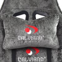 Игровое (геймерское) кресло Calviano Nero (dark grey plush) - Превью изображения №9 — Интернет-Магазин TECNO.BY