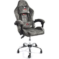 Игровое (геймерское) кресло Calviano Nero (dark grey plush) - Превью изображения №2 — Интернет-Магазин TECNO.BY