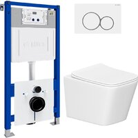 Lauter Square 214903 с кнопкой 219702E (круглая, белый) Image #2