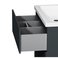 AM.PM Тумба под умывальник Gem 75 M90FSX07522GM32 (2 ящика, графит) Image #5