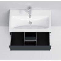AM.PM Тумба под умывальник Gem 75 M90FSX07522GM32 (2 ящика, графит) Image #3