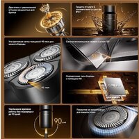 Электробритва Dreame S7 AS01A (черный) - Превью изображения №11 — Интернет-Магазин TECNO.BY