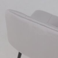 AksHome AV 406-N (светло-серый бархат H-09/черный) Image #2