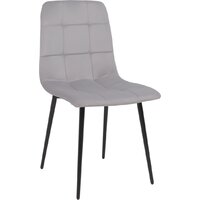 AksHome AV 406-N (светло-серый бархат H-09/черный)