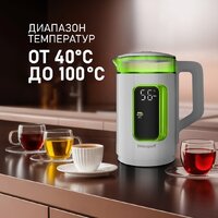Электрический чайник Weissgauff WK 1520 Dw Touch BodyCool - Превью изображения №18 — Интернет-Магазин TECNO.BY