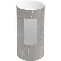 Wellsee Chalice Perfection 230618000 (отдельностоящий, без отверстия под смеситель, цвет матовый серый мрамор/глянцевый белый) Image #3