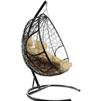 M-Group Для двоих 11450201 (коричневый ротанг/бежевая подушка) Image #2