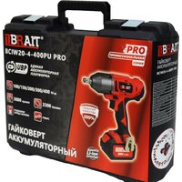 Гайковерт Brait BCIW20-4-400PU Pro 21.01.205.101 (с 1-им АКБ, кейс) - Превью изображения №8 — Интернет-Магазин TECNO.BY