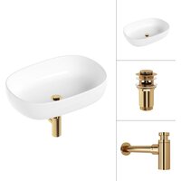 Lauter 21836 + клапан 21190G + сифон 21635G (золото) Image #1