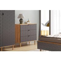 Мебельград Денвер 3 ящика (дуб вотан/графит) Image #2