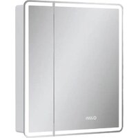 EQUIL Шкаф с зеркалом Nice LED 70 с часами