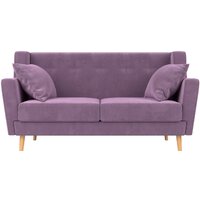 Лига диванов Брайтон 281 2-х местная 108927 (микровельвет, сиреневый) Image #2