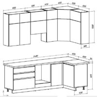 ВерсоМебель Эко Премиум 1.2x2.4 правая (пудровый/ст. тунис) Image #8