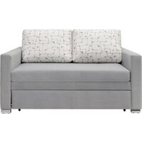 Krones Афродита 195x100 (велюр/жаккард/серый/рисунок молочно-серый)