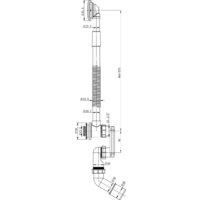 Ванна Lauter Aurora 150x70 21010050 (с ножками, лицевым экраном и сифоном 21Y11021 матовый черный) - Превью изображения №18 — Интернет-Магазин TECNO.BY