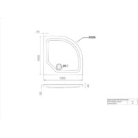 Душевой поддон Triton ПД6 100x100 - Превью изображения №3 — Интернет-Магазин TECNO.BY