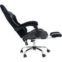 Игровое (геймерское) кресло Calviano Amarone (black-grey plush) - Превью изображения №8 — Интернет-Магазин TECNO.BY