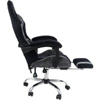 Игровое (геймерское) кресло Calviano Amarone (black-grey plush) - Превью изображения №3 — Интернет-Магазин TECNO.BY