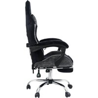 Игровое (геймерское) кресло Calviano Amarone (black-grey plush) - Превью изображения №4 — Интернет-Магазин TECNO.BY