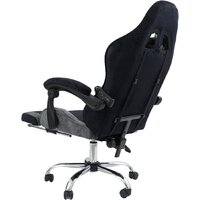 Игровое (геймерское) кресло Calviano Amarone (black-grey plush) - Превью изображения №12 — Интернет-Магазин TECNO.BY