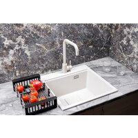 Кухонная мойка Marblan Comfort 50 (бежевый, с сифоном и колландером) - Превью изображения №4 — Интернет-Магазин TECNO.BY