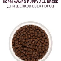 Award Puppy All Breed для щенков всех пород с ягненком и индейкой с добавлением яблока и черники 2 кг Image #7