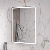  EQUIL Шкаф с зеркалом Nice LED 60 с часами (правый) - Превью изображения №6 — Интернет-Магазин TECNO.BY