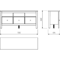 Mio Tesoro Сага 3 ящика 2.08.03.090.15 (серый/ясень) Image #6