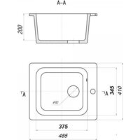 Saniteco Silva (графит с сифоном) Image #6