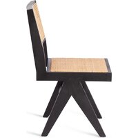 TetChair Loki дерево вяз/ротанг 51x44x86 (черный) Image #3
