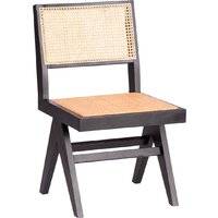 TetChair Loki дерево вяз/ротанг 51x44x86 (черный)