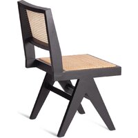 TetChair Loki дерево вяз/ротанг 51x44x86 (черный) Image #4