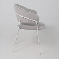 Алвест AV 433 (светло-серый бархат H-09/белый) Image #7