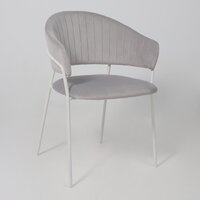 Алвест AV 433 (светло-серый бархат H-09/белый) Image #6