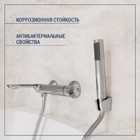 Смеситель Lauter Velvet 21СК6696С с лейкой Living Lily 21S10048 - Превью изображения №6 — Интернет-Магазин TECNO.BY