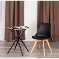 TetChair Tulip дерево/пластик/экокожа (черный) Image #8